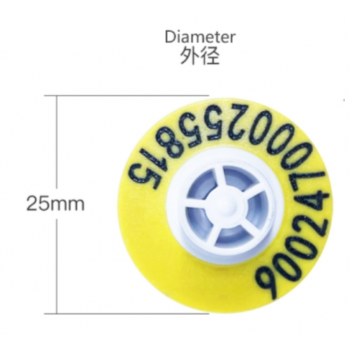 Etiqueta rfid de oreja para animales de baja frecuencia