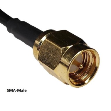 LOW ATTENUATION RF CABLE SMA-M / R-TNC (5M)